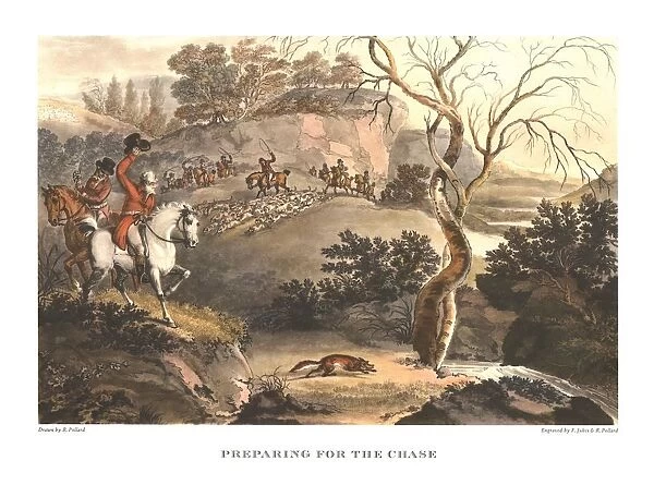 Preparing for the Chase, late 18th-early 19th century, (c1955). Creator: Unknown