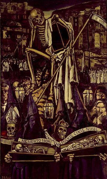 Procession of the Dead. Artist: Solana, Jose (1886-1945)