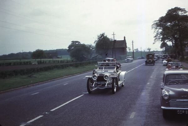 Silver Ghost Rolls Royce at Rally, Cheshire, England, c1960. Artist: CM Dixon