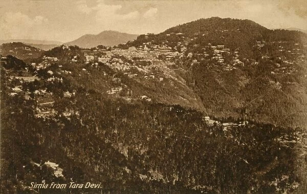 Simla from Tara Devi, c1918-c1939. Creator: Unknown