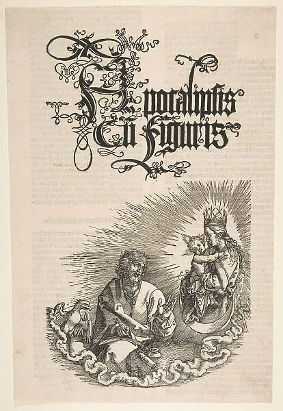 The Virgin and Saint John, from the Apocalypse, 1511. Creator: Albrecht Durer