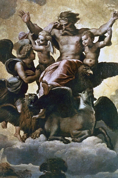 Vision of Ezekiel, c1518. Artist: Raphael