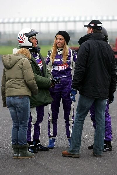 The Race Sky One Tv Show: Melissa Joan Hart, Ingrid Tarrent, Jenny Frost and David Coulthard