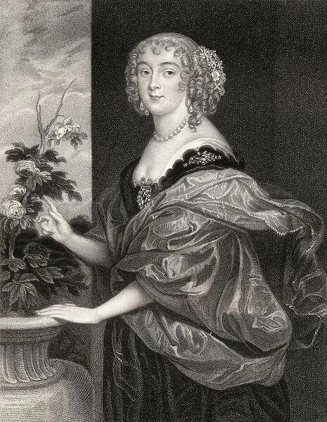 Dorothy Sidney Countess Of Sunderland, 1620-1684. From The Book 'Lodges British Portraits'Published London 1823