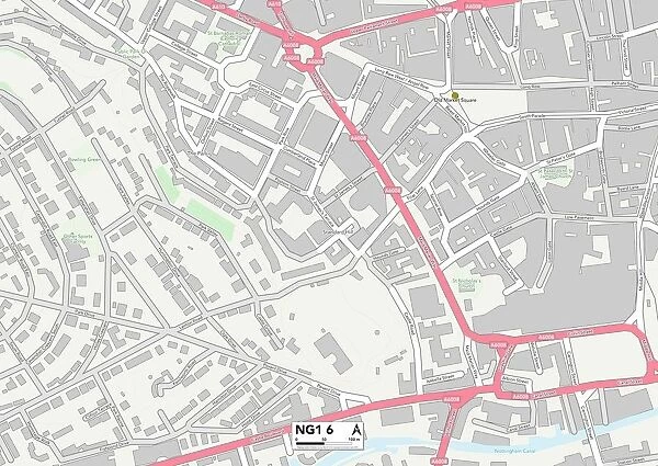 Nottingham NG1 6 Map
