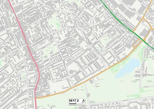 Southwark SE17 2 Map