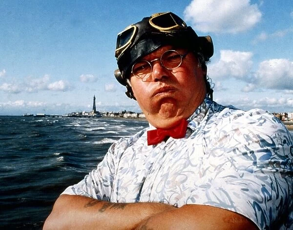Comedian Roy Chubby Brown in Blackpool July 1993
