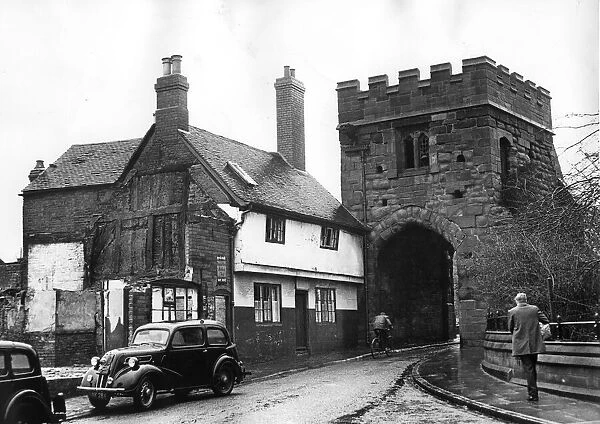 Cook Street Gate, Coventry. Built in the Fourteenth century as a means of collecting
