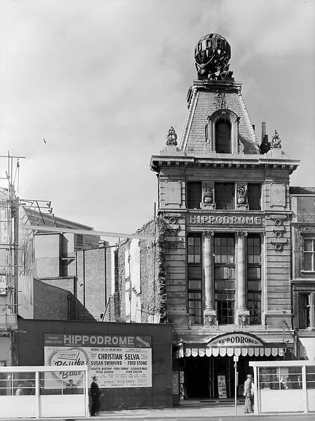 St Augustines Parade, Hippodrome Theatre. Bristol Circa 1960