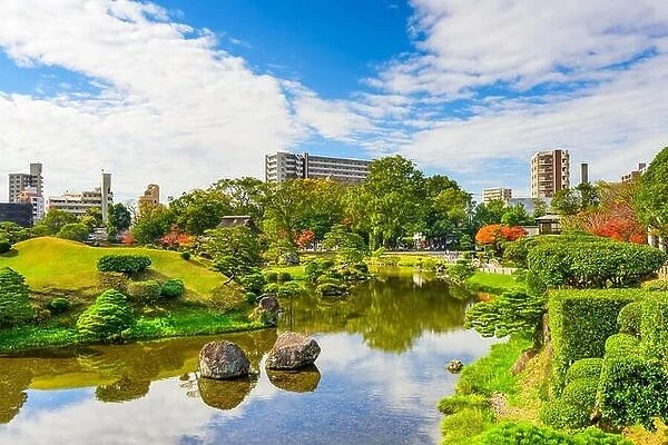 Kumamoto, Japan at Suizenji Garden in the autumn