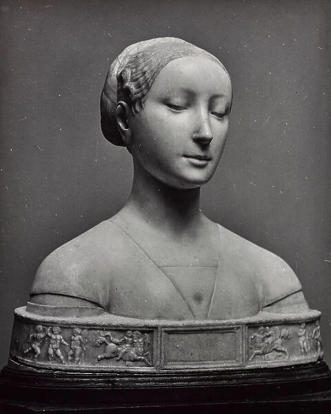 Bust of a princess of the House of Aragon, marble, Francesco Laurana (1430-1502), National Gallery of Art, Washington