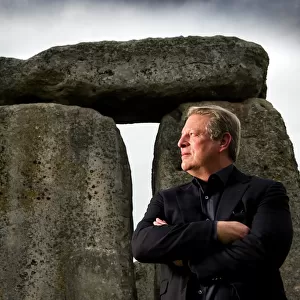 Al Gore at Stonehenge DP137789
