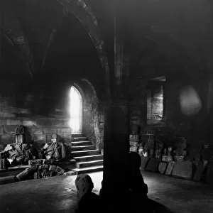 St Johns Crypt, Chester, Cheshire, June 1925