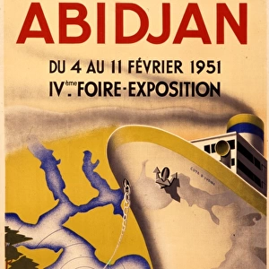 Abidjan exposition poster