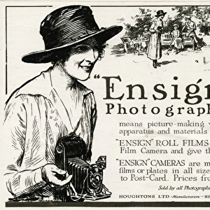 Advert for Ensign camera 1918