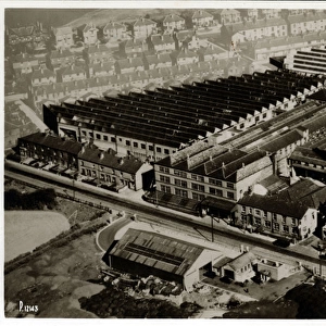 Aerial: Textile Mill, Unknown location