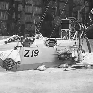 Airship Z19 Gondola in a Hangar