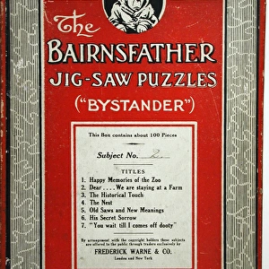 The Bairnsfather Jig-saw Puzzle