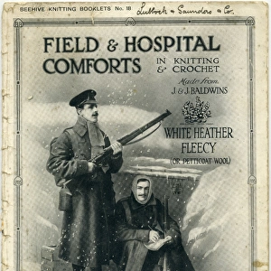 Baldwins knitting leaflet, WW1, winter at the front