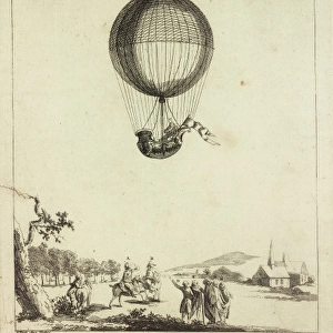 Balloon ascent from Prairie de Nesle, northern France