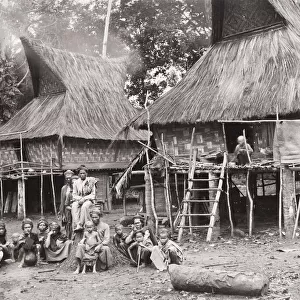 Batak family group, Dutch East Indlies, Indonesia