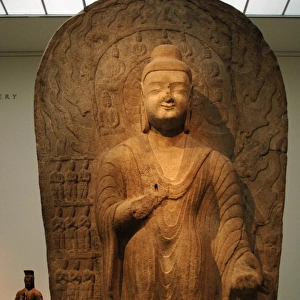 Buddha Maitreya. Stela dated between 489-495. Northern Wei D