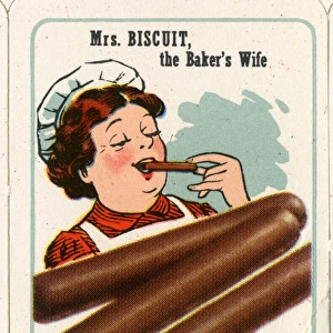Cadburys Happy Families - Mrs Biscuit