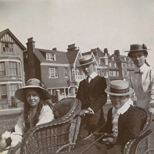Children on holiday, Southwold, Suffolk