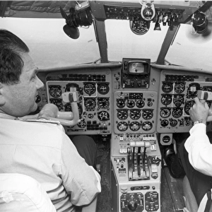 Cockpit of a Russian Yak 40