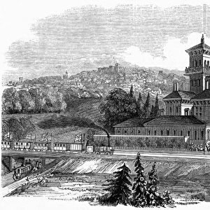 Colchester station, 1846