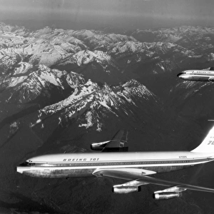 The first and third Boeing 707-121s N708PA and N709PA