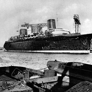 The French Liner Normandie, February 1935