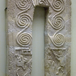 Funerary stele. Late Helladic I period. Mycenae