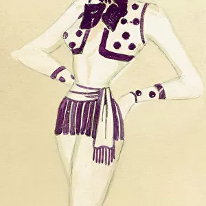 Girl with Pirate X Hat - Murrays Cabaret Club costume des