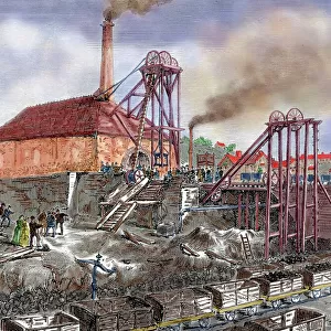 Industrial Revolution. England. Mining