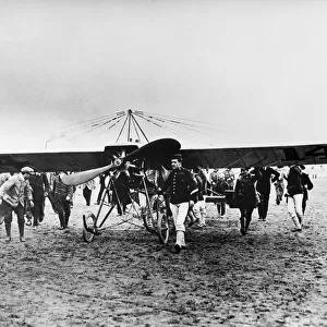 Jules Vedrines Morane-Soulnier Type a Monoplane Arrival ?