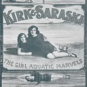 Kirk and Saraski music hall aquatic acrobats