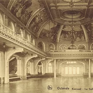 La Salle de Fetes (the party hall) at the Kursaal, Ostend