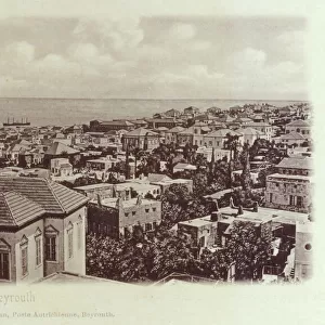 Lebanon - Beirut - Panorama over the rooftops out to sea