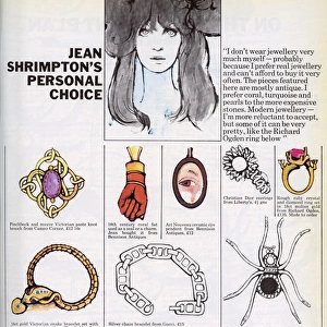 London Life - Jean Shrimpton chooses jewellery