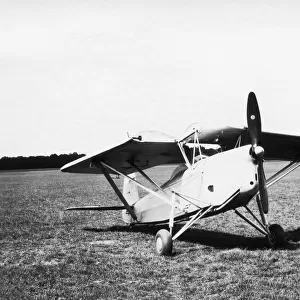 Morane-Soulnier Ms-341 Parked with One Wing Folded
