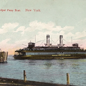 Municipal Ferry Boat, New York City, USA