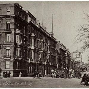 Piccadilly, London - Green Park on right