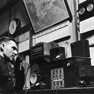 Police radio operator