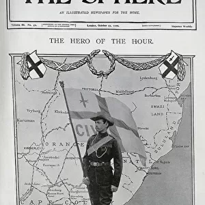 Poster marking returning soldiers from the Boer war