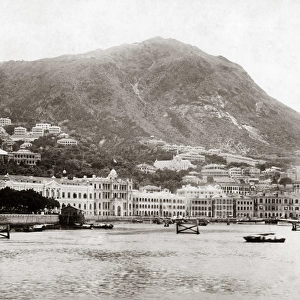 Praya East (now part of Wan Chai) circa 1880s Hong Kong