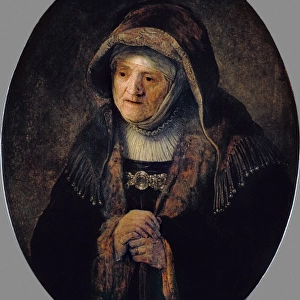 Rembrandts Mother as Biblical Prophetess Hannah