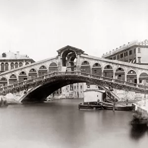The Rialto Bridge, Venice, Italy, c. 1890