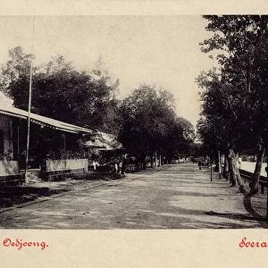 Road near Oedjoong, Surabaya, East Java, Indonesia