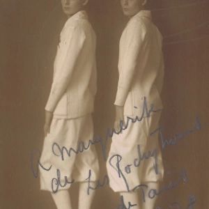 The Rocky Twins in 1928, Paris
